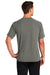 Sport-Tek ST700 Mens Ultimate Performance Moisture Wicking Short Sleeve Crewneck T-Shirt Heather Grey Model Back