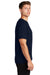 Sport-Tek ST700 Mens Ultimate Performance Moisture Wicking Short Sleeve Crewneck T-Shirt True Navy Blue Model Side