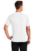 Sport-Tek ST700 Mens Ultimate Performance Moisture Wicking Short Sleeve Crewneck T-Shirt White Model Back