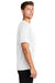 Sport-Tek ST700 Mens Ultimate Performance Moisture Wicking Short Sleeve Crewneck T-Shirt White Model Side