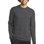 Sport-Tek Mens Exchange 1.5 Long Sleeve Crewneck T-Shirt - Heather Graphite Grey