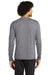 Sport-Tek ST710 Mens Exchange 1.5 Long Sleeve Crewneck T-Shirt Heather Grey Model Back