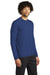 Sport-Tek ST710 Mens Exchange 1.5 Long Sleeve Crewneck T-Shirt Heather True Royal Blue Model 3q