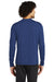 Sport-Tek ST710 Mens Exchange 1.5 Long Sleeve Crewneck T-Shirt Heather True Royal Blue Model Back