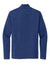 Sport-Tek ST711 Mens Exchange 1.5 Long Sleeve 1/4 Zip T-Shirt Heather True Royal Blue Flat Back