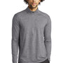 Sport-Tek Mens Exchange 1.5 Long Sleeve 1/4 Zip T-Shirt - Heather Grey