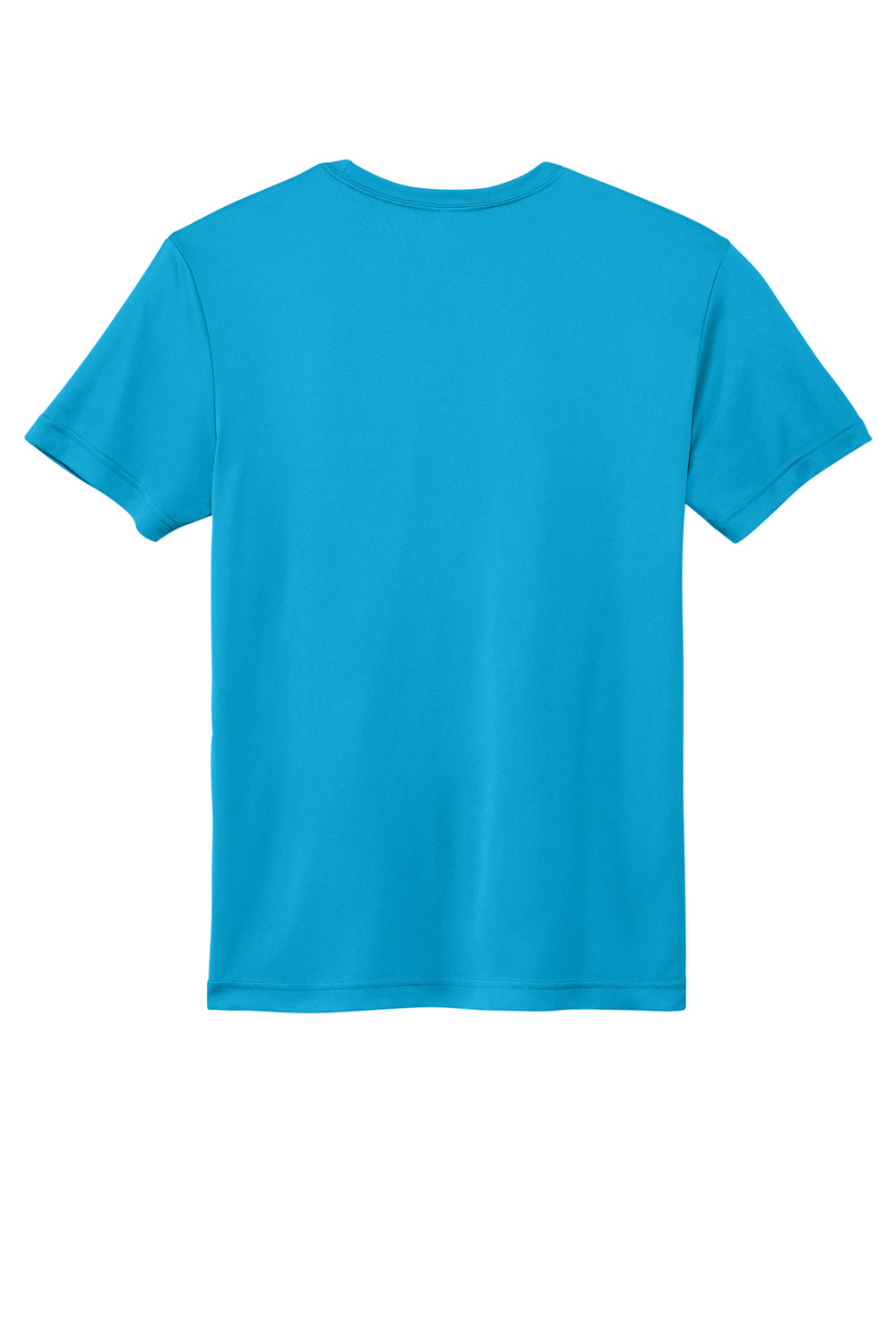 Sport-Tek ST720 Mens Re-Compete Moisture Wicking Short Sleeve Crewneck T-Shirt Atomic Blue Flat Back