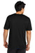 Sport-Tek ST720 Mens Re-Compete Moisture Wicking Short Sleeve Crewneck T-Shirt Black Model Back