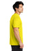 Sport-Tek ST720 Mens Re-Compete Moisture Wicking Short Sleeve Crewneck T-Shirt Neon Yellow Model Side