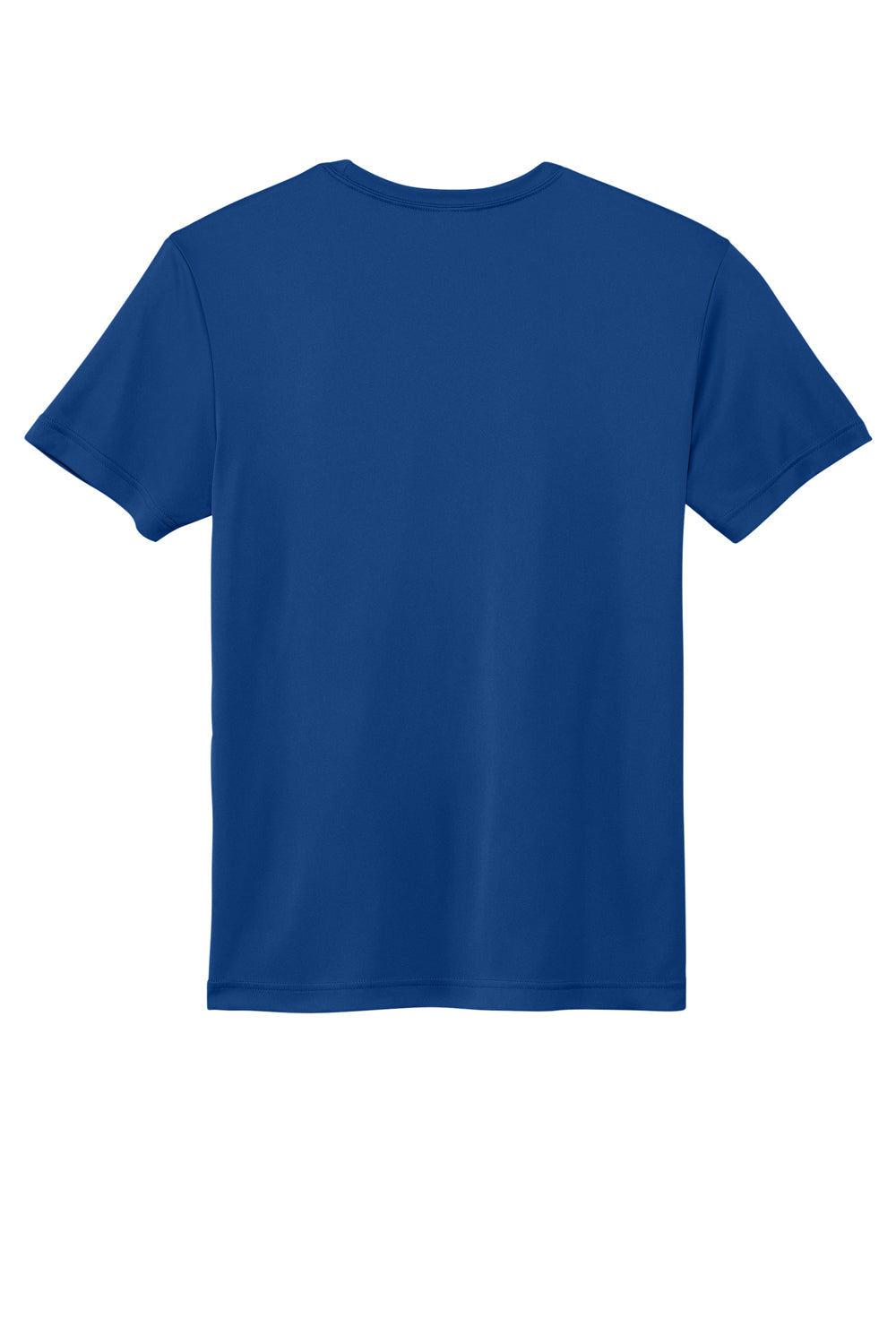 Sport-Tek ST720 Mens Re-Compete Moisture Wicking Short Sleeve Crewneck T-Shirt True Royal Blue Flat Back