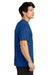 Sport-Tek ST720 Mens Re-Compete Moisture Wicking Short Sleeve Crewneck T-Shirt True Royal Blue Model Side