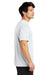 Sport-Tek ST720 Mens Re-Compete Moisture Wicking Short Sleeve Crewneck T-Shirt White Model Side