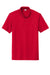 Sport-Tek ST725 Mens PosiCharge Re-Compete Short Sleeve Polo Shirt Deep Red Flat Front