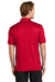 Sport-Tek ST725 Mens PosiCharge Re-Compete Short Sleeve Polo Shirt Deep Red Model Back