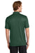 Sport-Tek ST725 Mens PosiCharge Re-Compete Short Sleeve Polo Shirt Forest Green Model Back