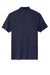 Sport-Tek ST725 Mens PosiCharge Re-Compete Short Sleeve Polo Shirt True Navy Blue Flat Back