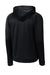 Sport-Tek ST730 Mens Re-Compete Fleece Anti Static Hooded Sweatshirt Hoodie Black Flat Back