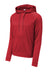 Sport-Tek ST730 Mens Re-Compete Fleece Anti Static Hooded Sweatshirt Hoodie True Red  Flat Front