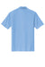 Sport-Tek ST740 Mens Moisture Wicking Micropique Short Sleeve Polo Shirt Carolina Blue Flat Back