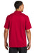 Sport-Tek ST740 Mens Moisture Wicking Micropique Short Sleeve Polo Shirt Deep Red Model Back