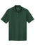 Sport-Tek ST740 Mens Moisture Wicking Micropique Short Sleeve Polo Shirt Forest Green Flat Front