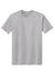 Sport-Tek ST760 Mens Echo Moisture Wicking Short Sleeve Crewneck T-Shirt Heather Grey Flat Front