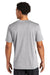 Sport-Tek ST760 Mens Echo Moisture Wicking Short Sleeve Crewneck T-Shirt Heather Grey Model Back