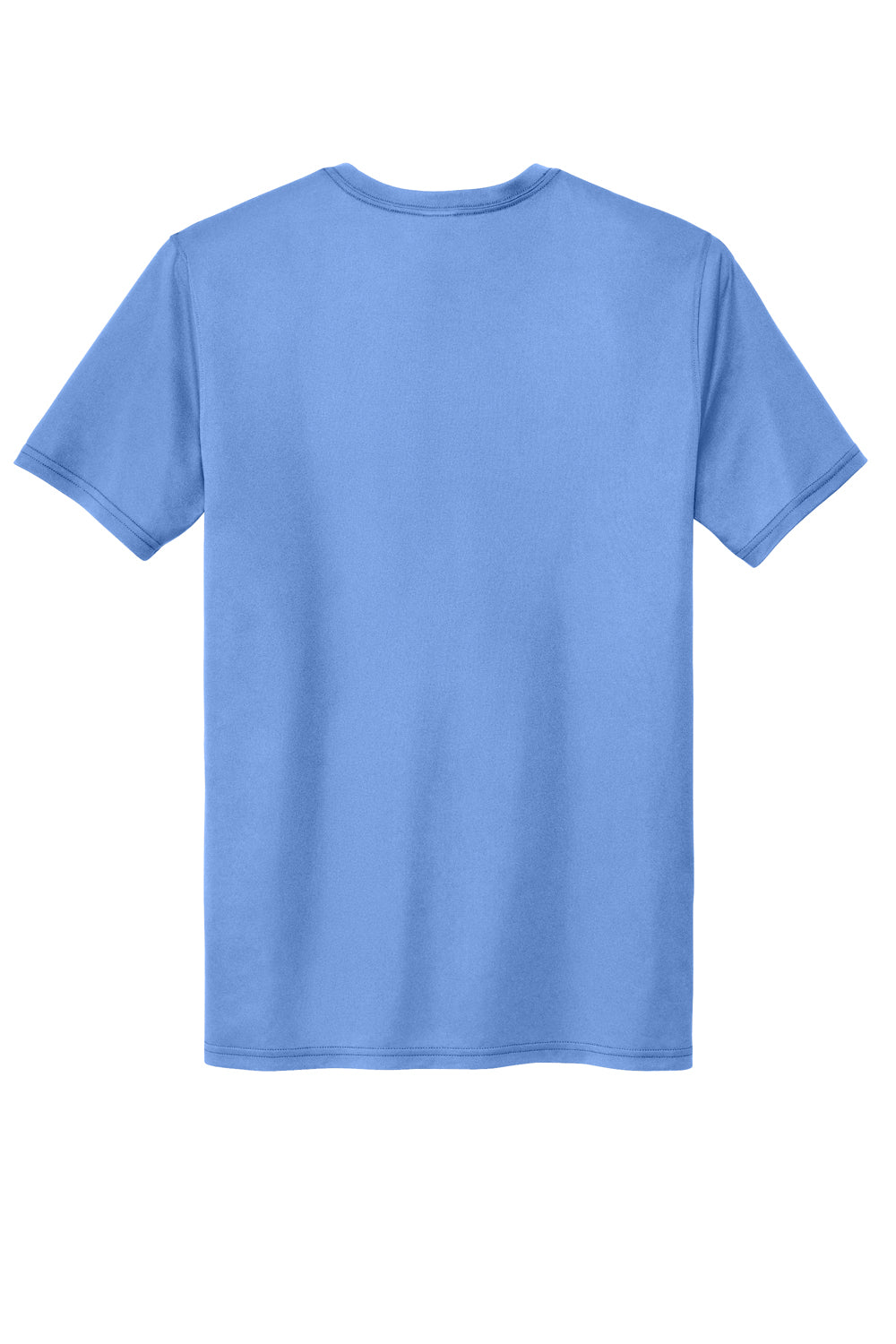 Sport-Tek ST760 Mens Echo Moisture Wicking Short Sleeve Crewneck T-Shirt Carolina Blue Flat Back