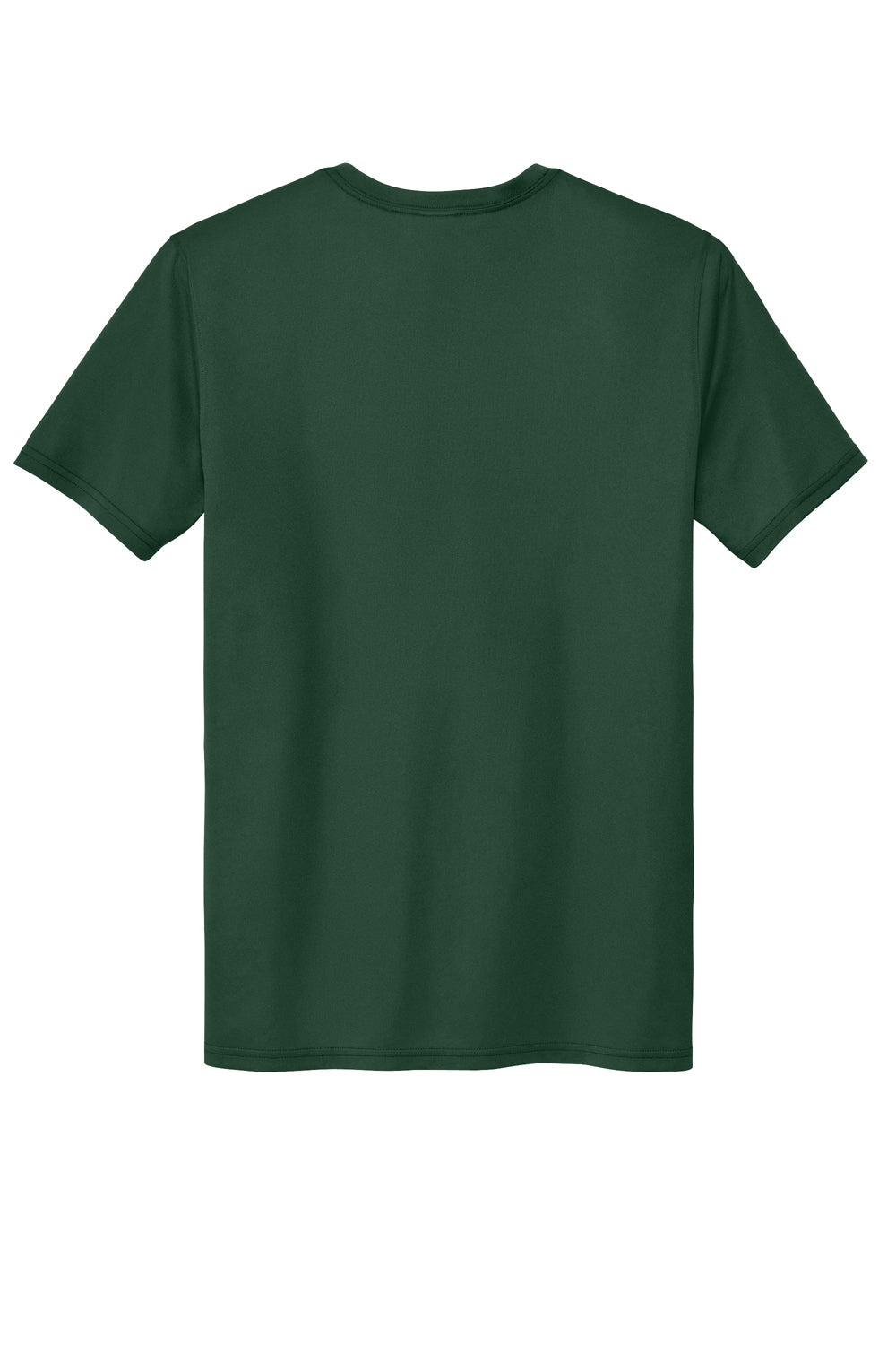 Sport-Tek ST760 Mens Echo Moisture Wicking Short Sleeve Crewneck T-Shirt Forest Green Flat Back