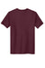 Sport-Tek ST760 Mens Echo Moisture Wicking Short Sleeve Crewneck T-Shirt Maroon Flat Back