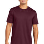 Sport-Tek Mens Echo Moisture Wicking Short Sleeve Crewneck T-Shirt - Maroon