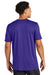 Sport-Tek ST760 Mens Echo Moisture Wicking Short Sleeve Crewneck T-Shirt Purple Model Back