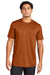 Sport-Tek ST760 Mens Echo Moisture Wicking Short Sleeve Crewneck T-Shirt Texas Orange Model Front