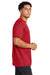 Sport-Tek ST760 Mens Echo Moisture Wicking Short Sleeve Crewneck T-Shirt True Red  Model Side