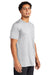 Sport-Tek ST760 Mens Echo Moisture Wicking Short Sleeve Crewneck T-Shirt White Model 3q