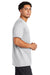 Sport-Tek ST760 Mens Echo Moisture Wicking Short Sleeve Crewneck T-Shirt White Model Side