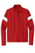 Sport-Tek ST800 Mens Travel Full Zip Jacket Deep Red/White Flat Front