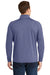 Sport-Tek ST850/TST850 Mens Sport-Wick Moisture Wicking 1/4 Zip Sweatshirt Heather True Navy Blue Model Back