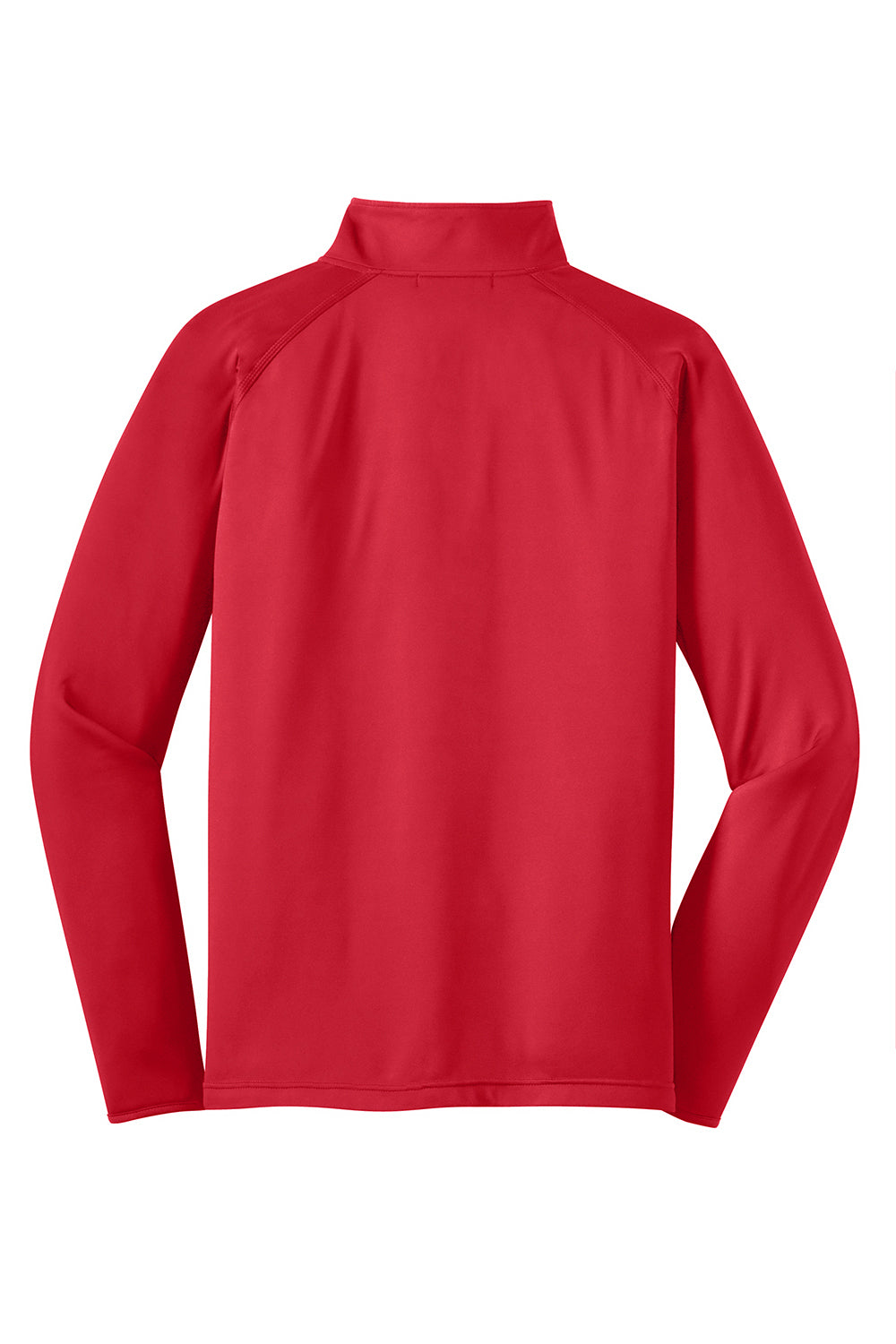 Sport-Tek ST850/TST850 Mens Sport-Wick Moisture Wicking 1/4 Zip Sweatshirt True Red Flat Back