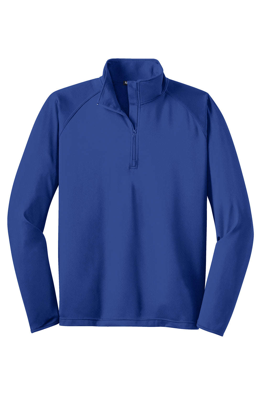 Sport-Tek ST850/TST850 Mens Sport-Wick Moisture Wicking 1/4 Zip Sweatshirt True Royal Blue Flat Front