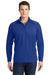 Sport-Tek ST850/TST850 Mens Sport-Wick Moisture Wicking 1/4 Zip Sweatshirt True Royal Blue Model Front