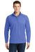 Sport-Tek ST850/TST850 Mens Sport-Wick Moisture Wicking 1/4 Zip Sweatshirt Heather True Royal Blue Model Front