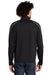 Sport-Tek ST851 Mens Sport-Wick Moisture Wicking 1/4 Zip Sweatshirt Black/Charcoal Grey Model Back