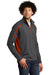 Sport-Tek ST851 Mens Sport-Wick Moisture Wicking 1/4 Zip Sweatshirt Charcoal Grey/Deep Orange Model 3q