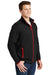 Sport-Tek ST853 Mens Sport-Wick Moisture Wicking Full Zip Jacket Black/True Red Model 3q