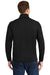 Sport-Tek ST853 Mens Sport-Wick Moisture Wicking Full Zip Jacket Black/True Royal Blue Model Back