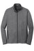 Sport-Tek ST853 Mens Sport-Wick Moisture Wicking Full Zip Jacket Heather Charcoal Grey/Charcoal Grey Flat Front