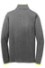 Sport-Tek ST853 Mens Sport-Wick Moisture Wicking Full Zip Jacket Heather Charcoal Grey/Charge Green Flat Back