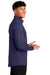 Sport-Tek ST855 Mens Sport-Wick Moisture Wicking 1/4 Zip Sweatshirt True Navy Blue Model Side