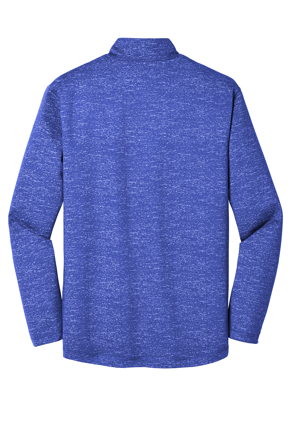 Sport-Tek ST855 Mens Sport-Wick Moisture Wicking 1/4 Zip Sweatshirt True Royal Blue Flat Back